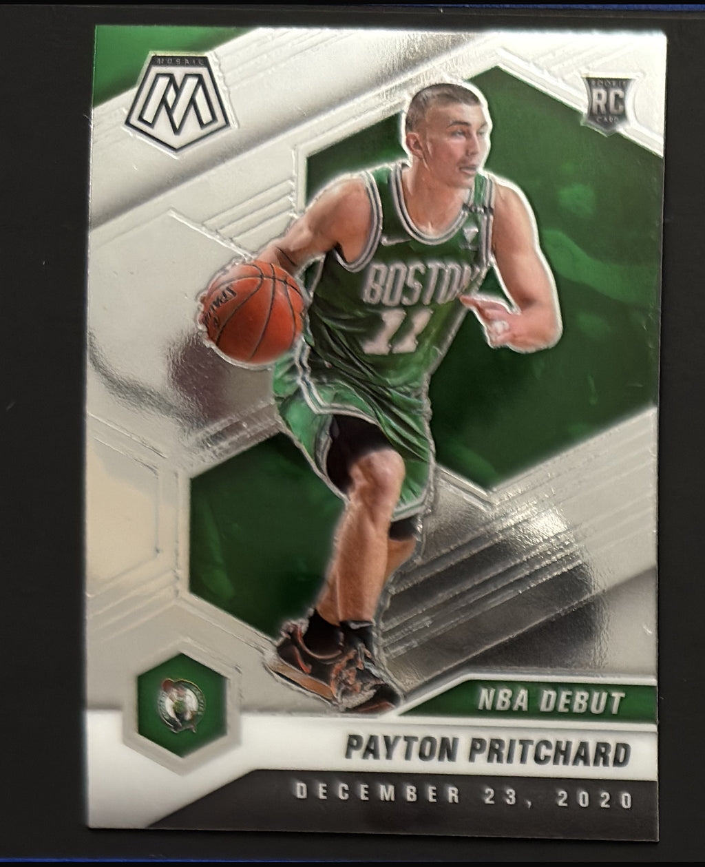 2020-21 Panini Mosaic NBA Debut Payton Pritchard RC #269 - front