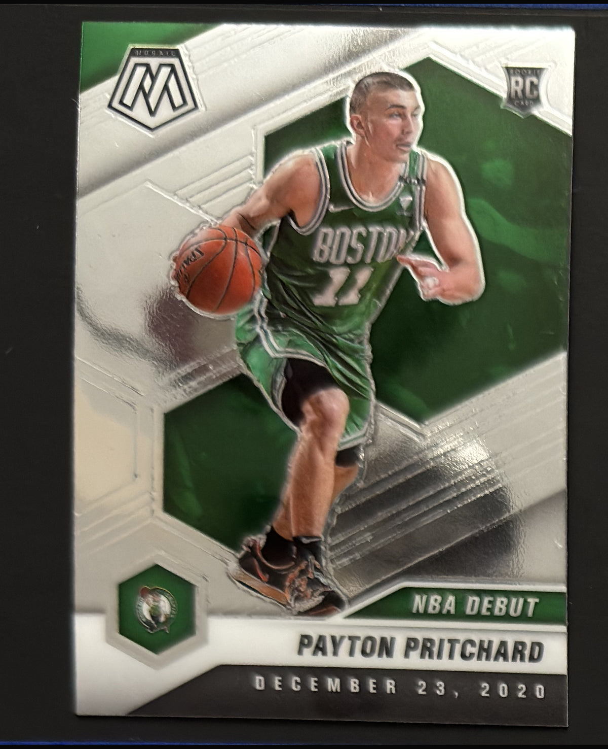 2020-21 Panini Mosaic NBA Debut Payton Pritchard RC #269 - front