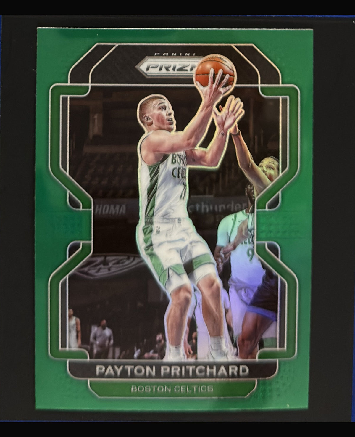 2021-22 Panini Prizm Green Prizm Payton Pritchard #17 - front