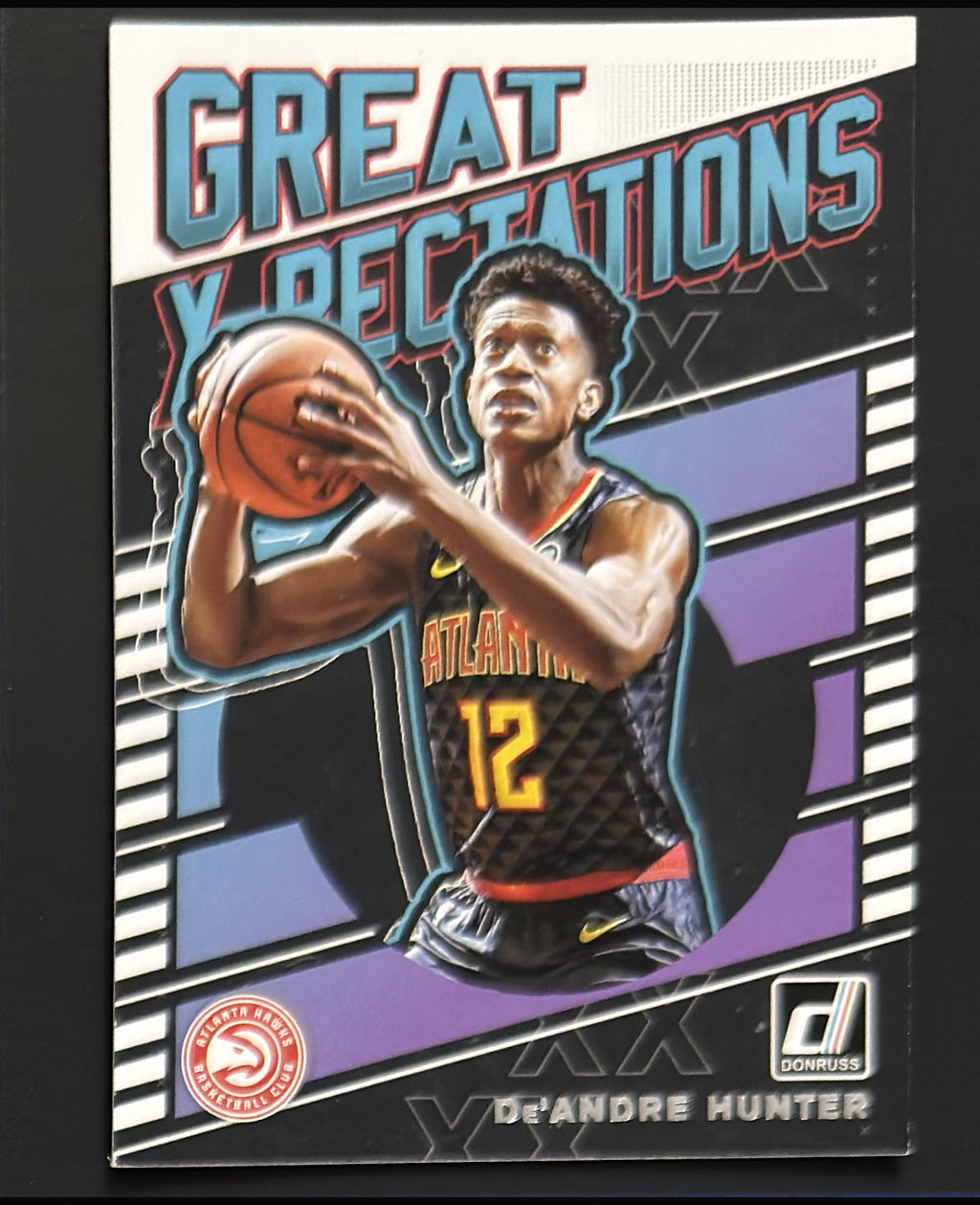 2019-20 Panini Donruss Great X-Pectations De'Andre Hunter RC #1 - front