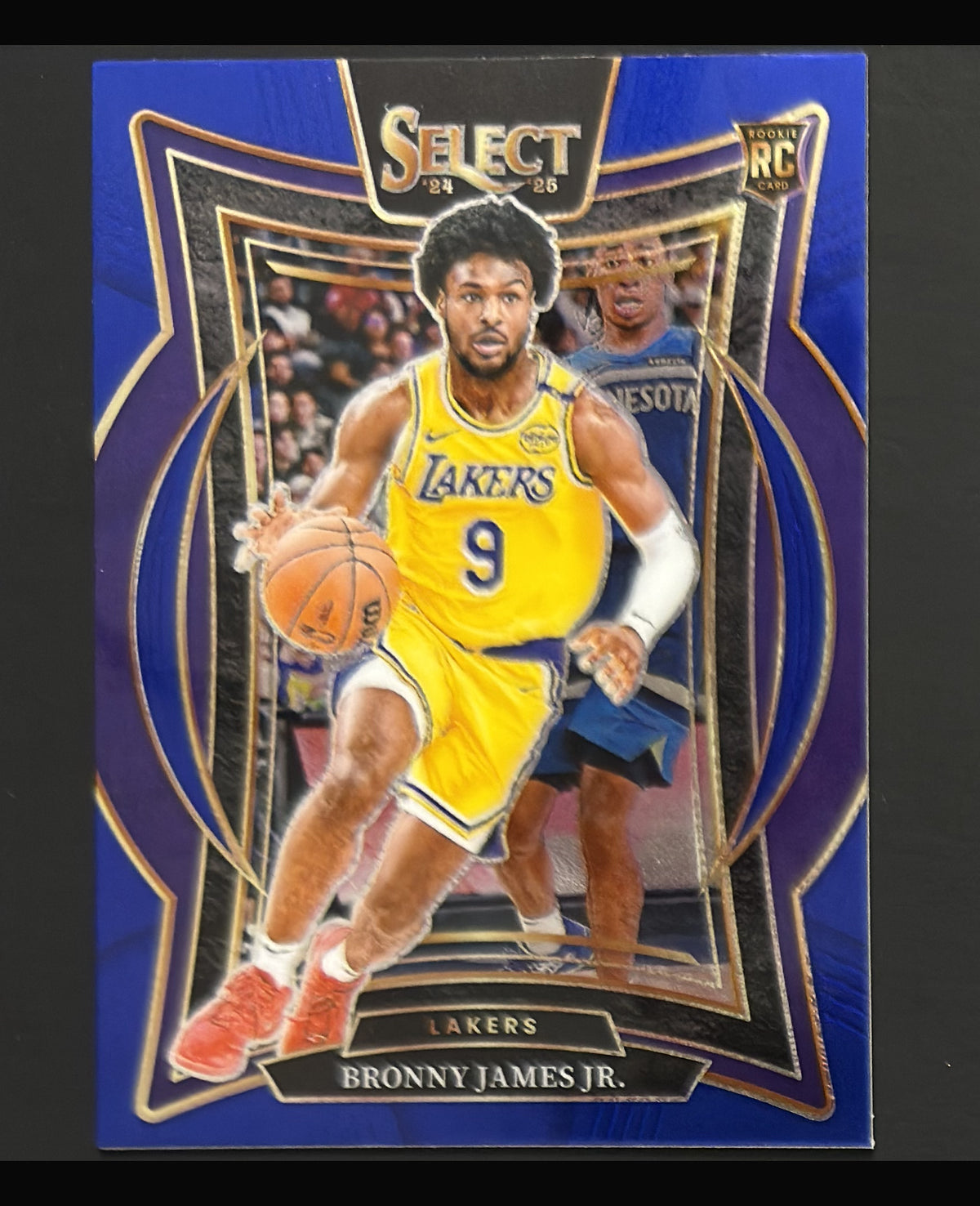 2024-25 Panini Select Concourse Blue Bronny James Jr. RC #90 - front