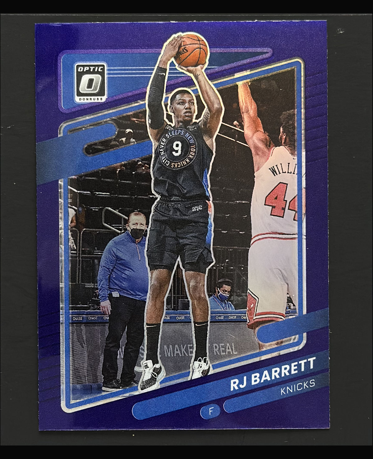 2021-22 Panini Donruss Optic Purple Prizm R.J. Barrett #63 - front