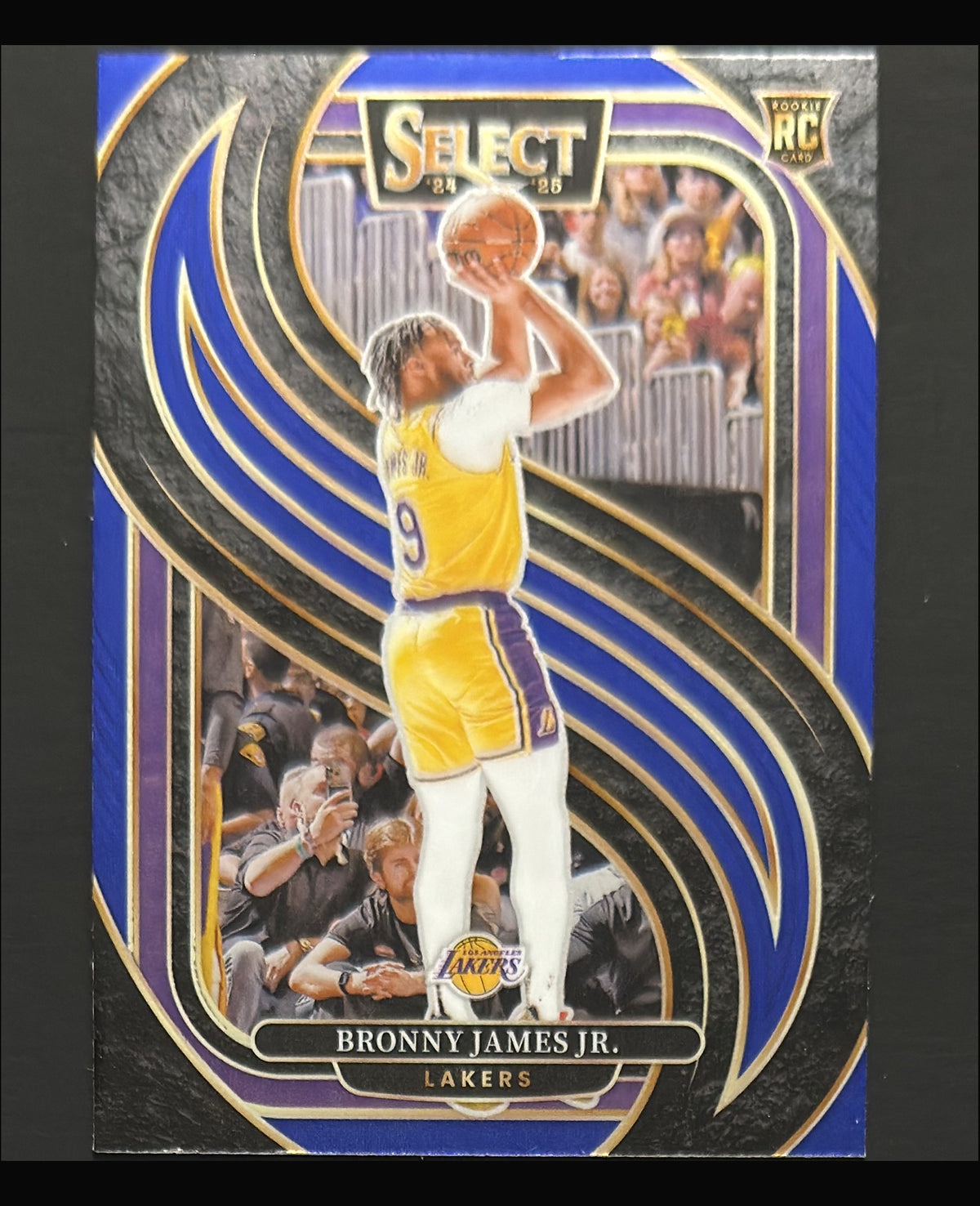 2024-25 Panini Select Premier Level Blue Bronny James Jr. RC #179 - front