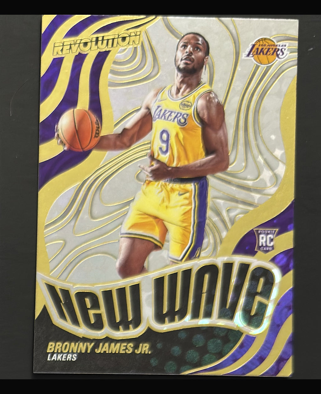 2024-25 Panini Revolution New Wave Bronny James Jr. RC #6 - front