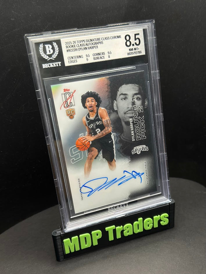 2025-26 Topps Signature Class Rookie Class Chrome Auto Dylan Harper #RCC-DH BGS 8.5