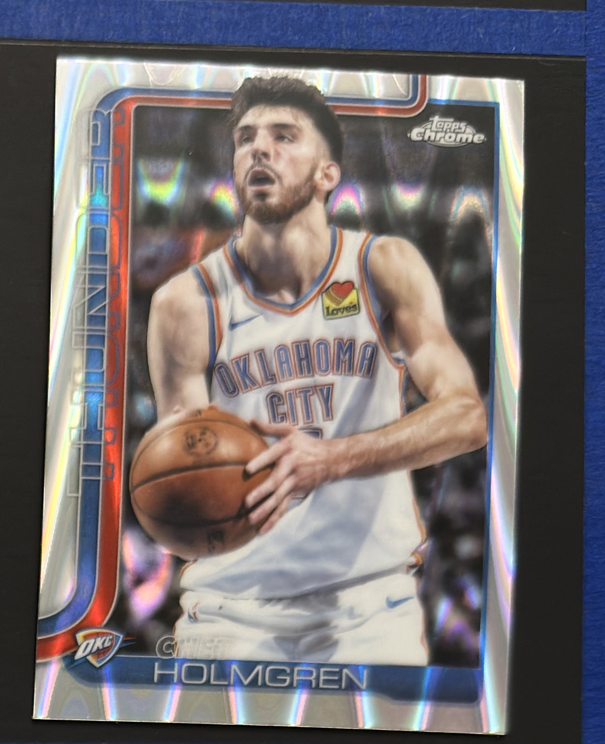 2025-26 Topps Chrome Refractor Chet Holmgren #134 — front