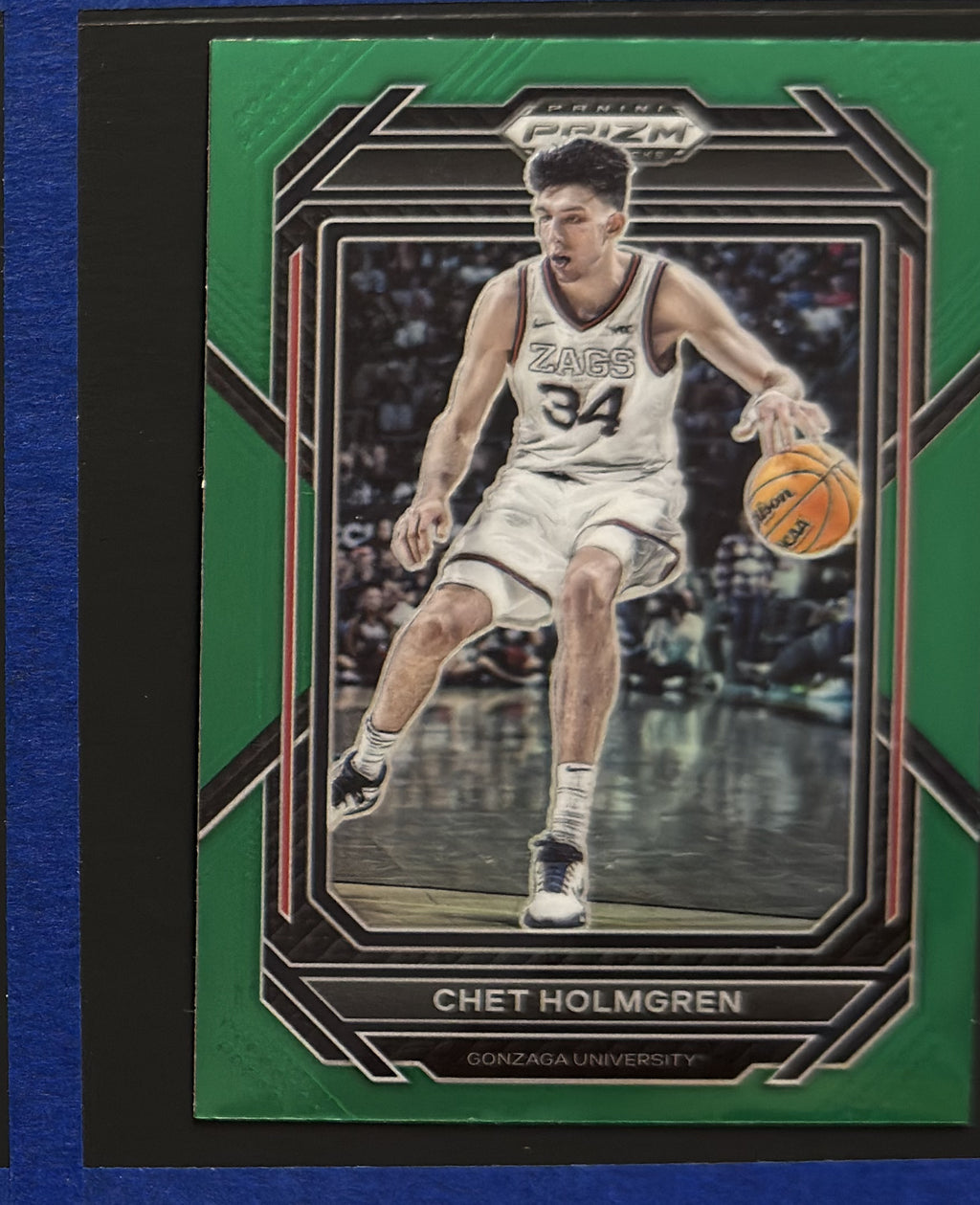 2023-24 Panini Prizm Draft Picks Green Prizm Chet Holmgren #76 — front