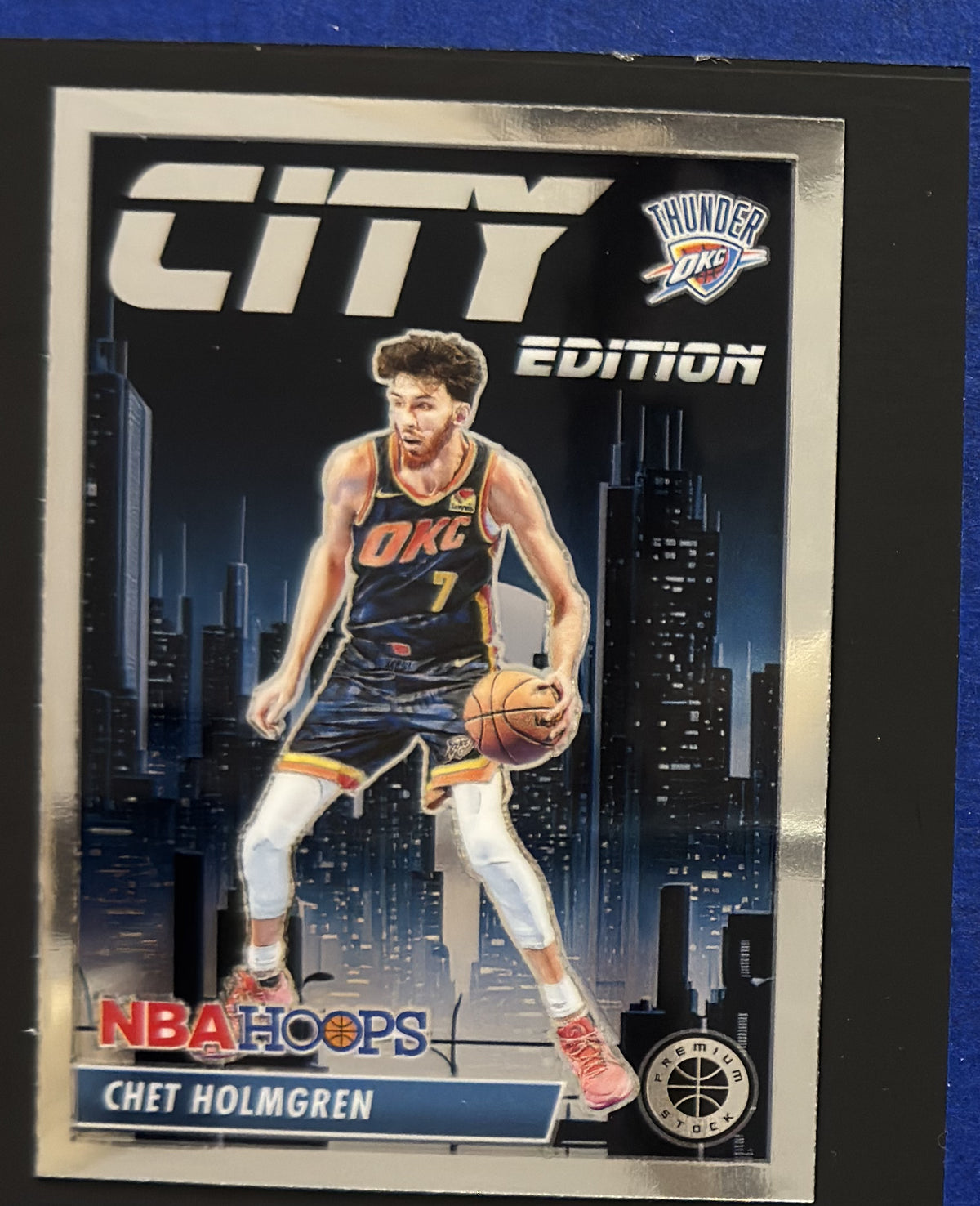 2023-24 Panini Hoops Premium Stock City Edition Premium Chet Holmgren #9 — front