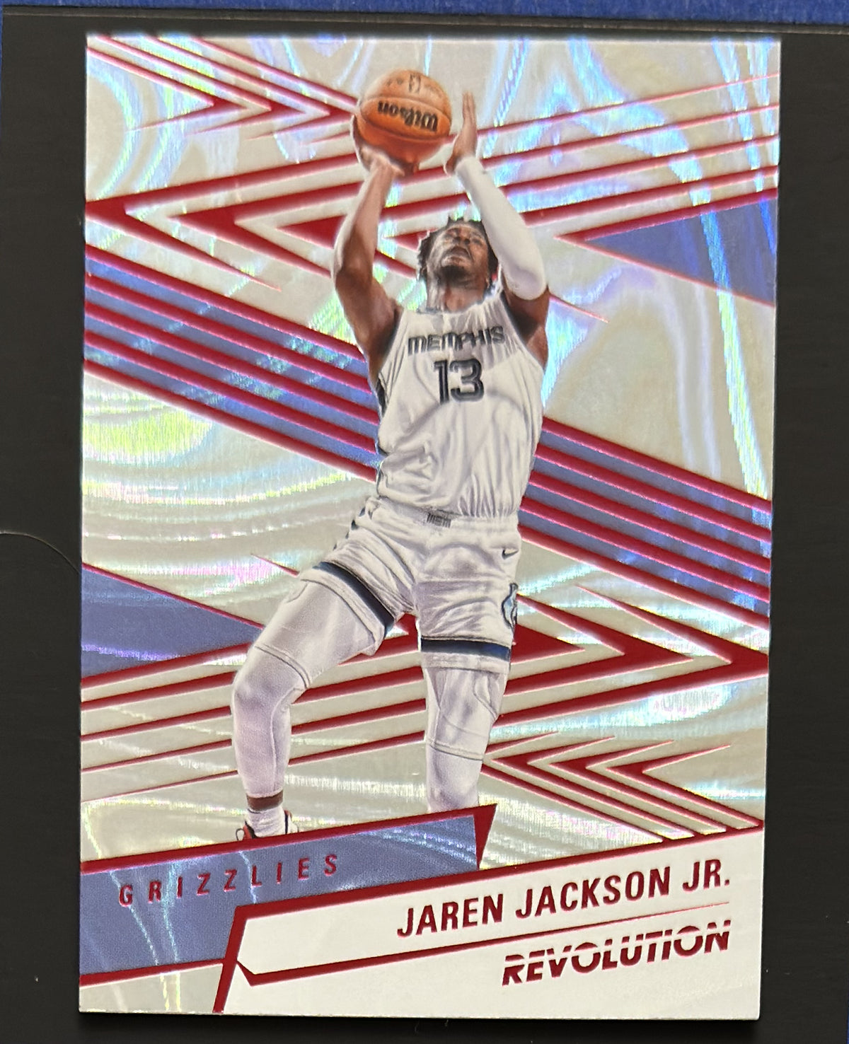 2024-25 Panini Revolution Red Swirl Jaren Jackson Jr. #41 — front