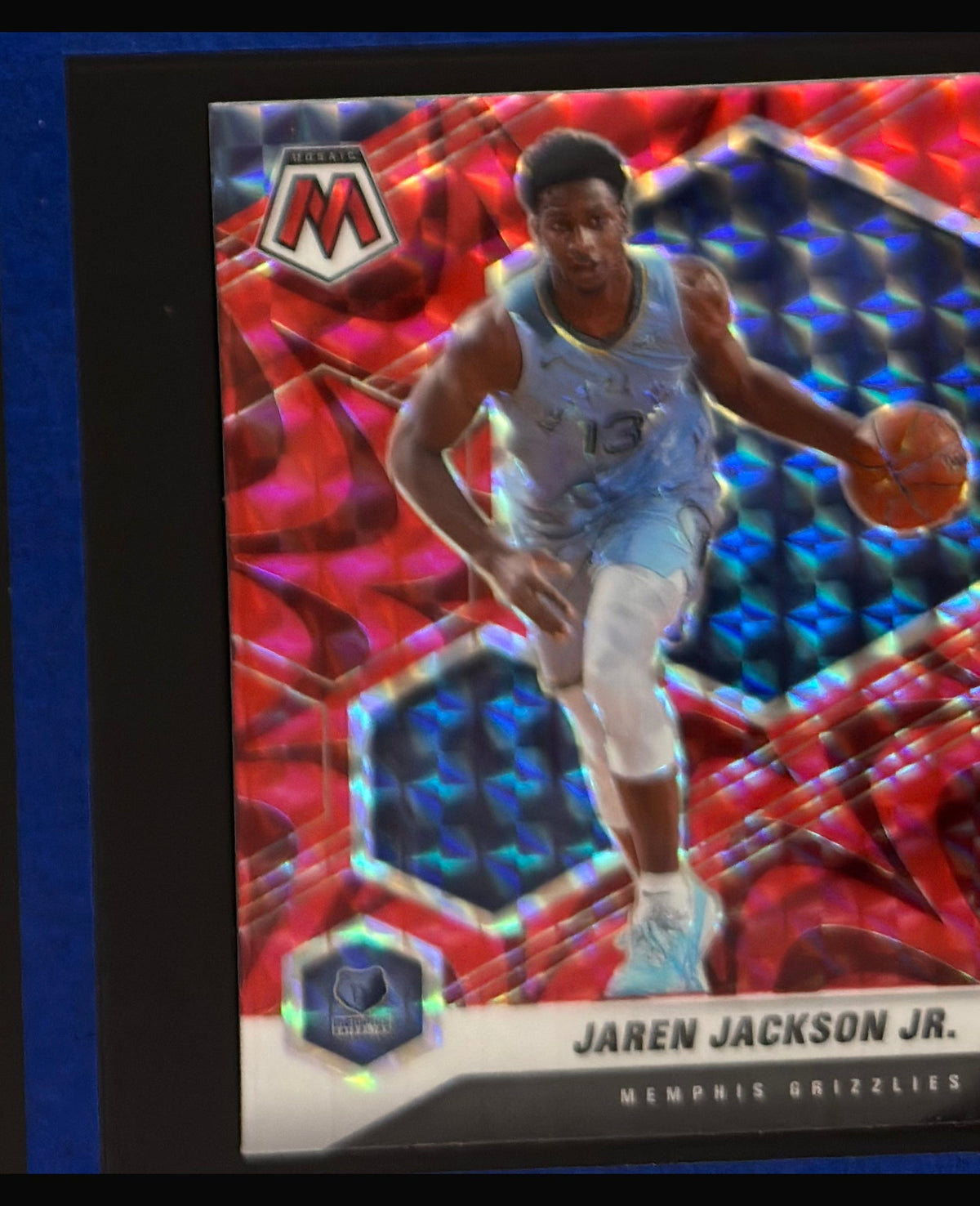 2020-21 Panini Mosaic Reactive Red Mosaic Prizm Jaren Jackson Jr. #29 — front