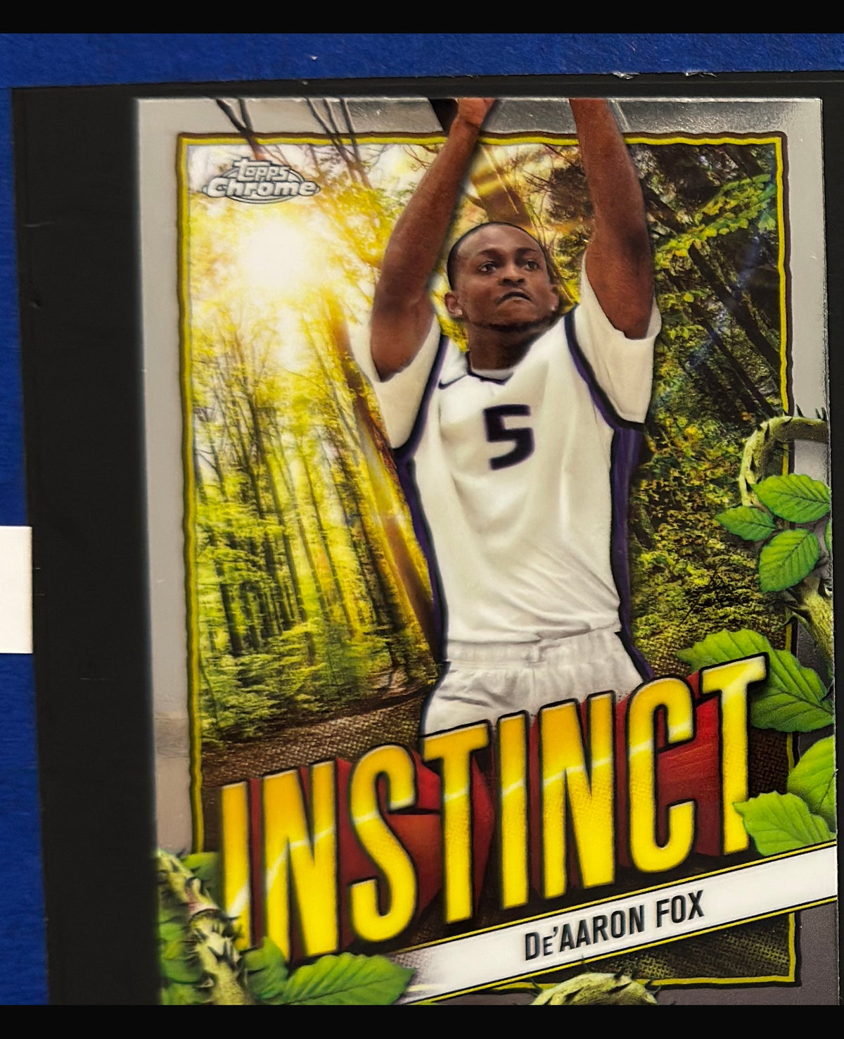 2024-25 Topps Chrome Instinct De'Aaron Fox #INS-22 — front