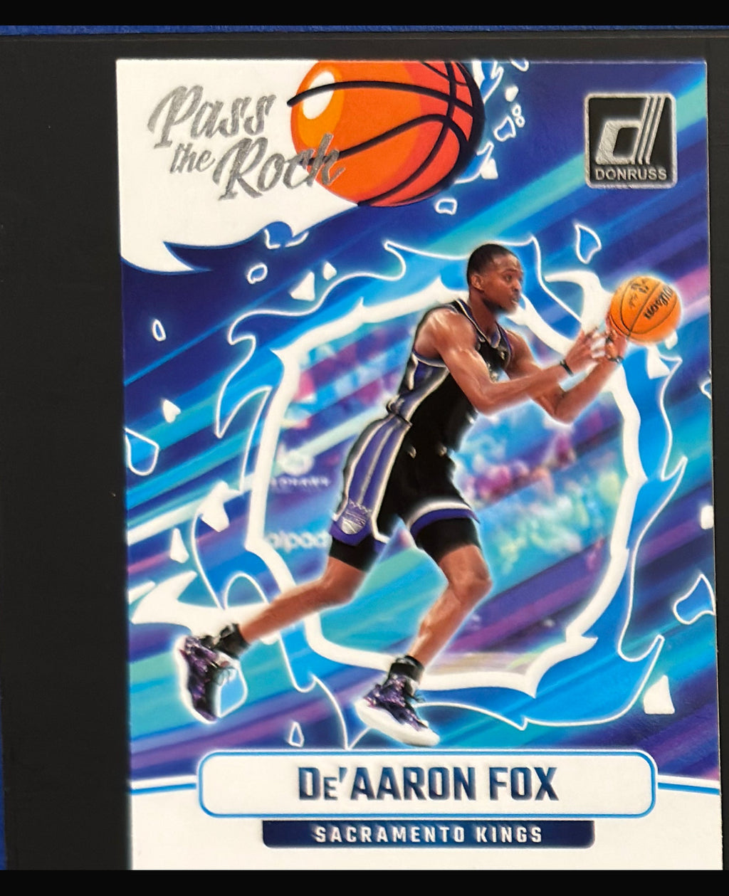 2024-25 Panini Donruss Pass the Rock De'Aaron Fox #6 — front