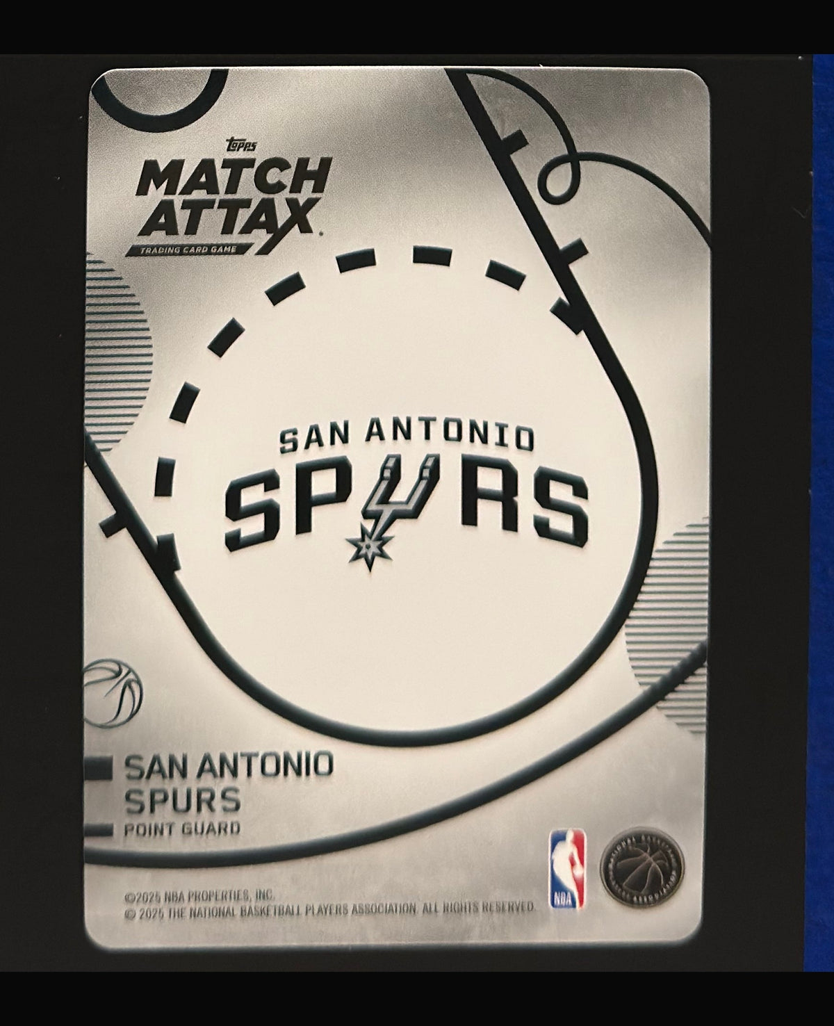 2025-26 Topps Match Attax Crowd Connection De'Aaron Fox #CC-DF — back