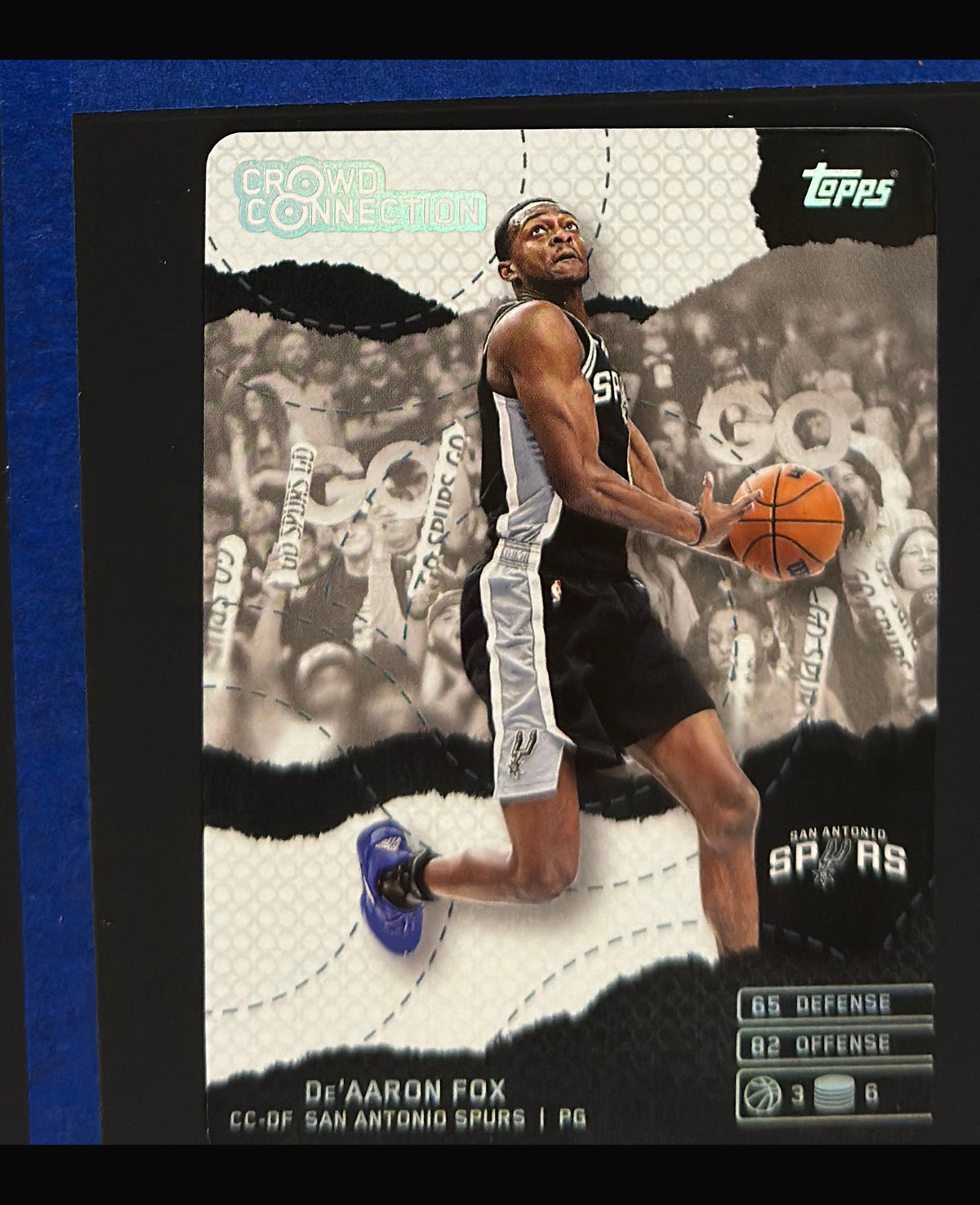 2025-26 Topps Match Attax Crowd Connection De'Aaron Fox #CC-DF — front