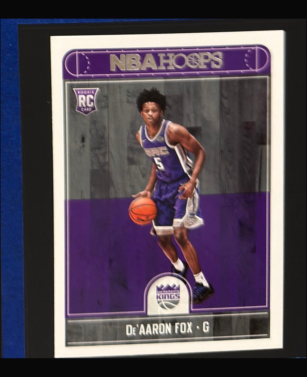 2017-18 Panini NBA Hoops De'Aaron Fox RC #255 — front
