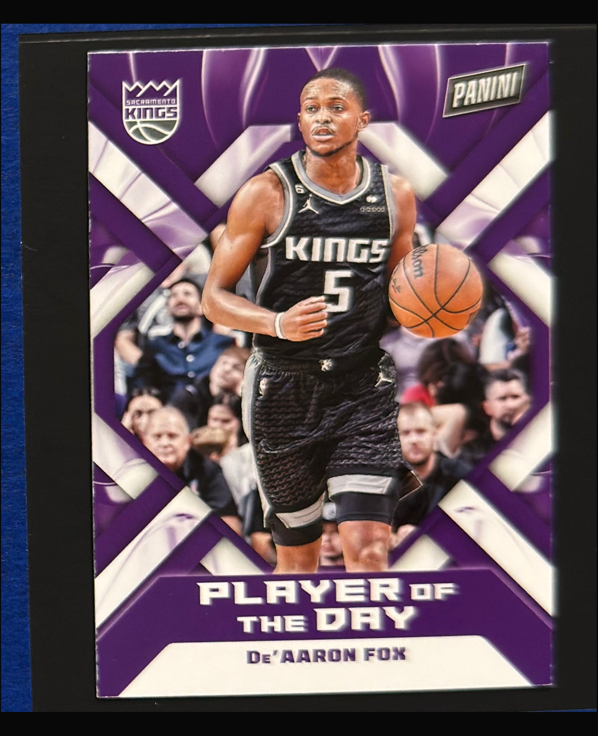 2022-23 Panini NBA Player of the Day De'Aaron Fox #10 — front