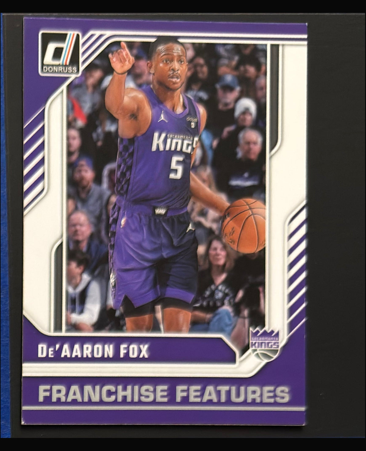 2024-25 Panini Donruss Franchise Features De'Aaron Fox #13 — front