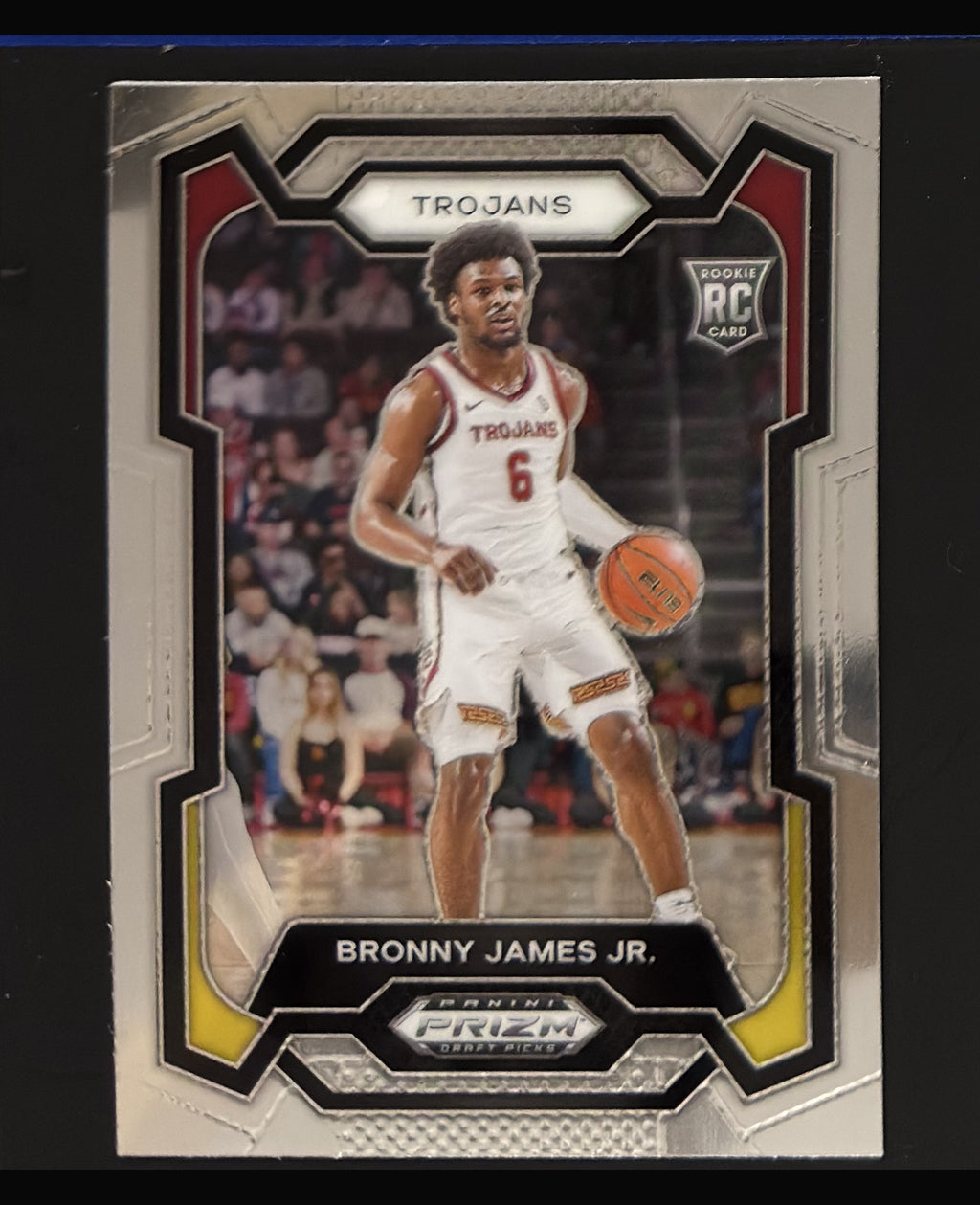 2024-25 Panini Prizm Draft Picks Bronny James Jr. RC #86 — front