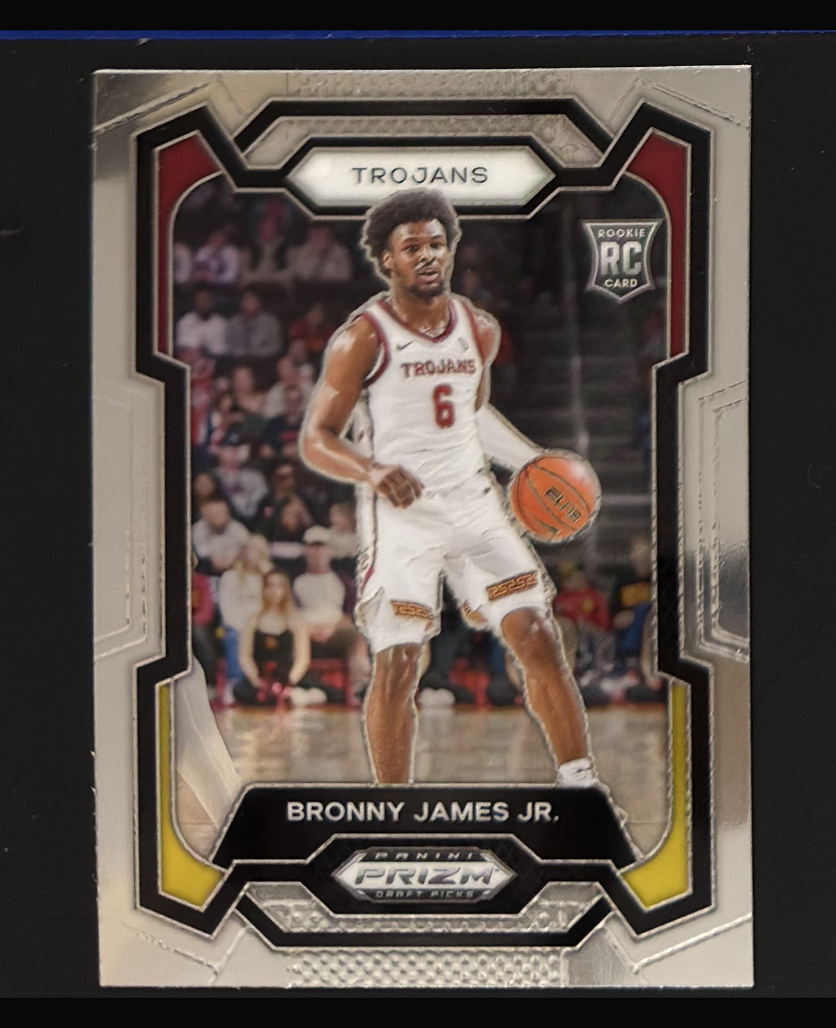 2024-25 Panini Prizm Draft Picks Bronny James Jr. RC #86 — front