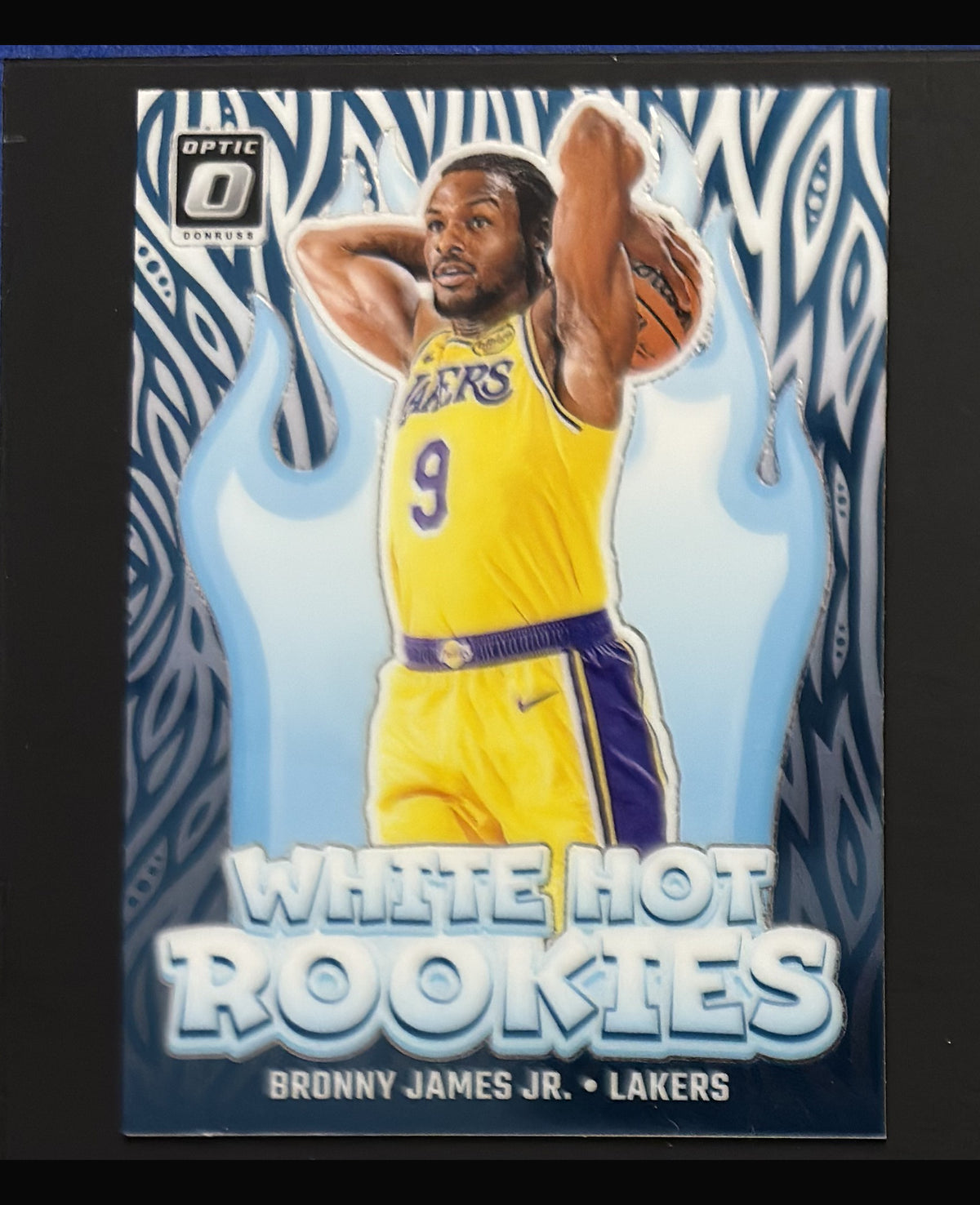 2024-25 Panini Donruss Optic White Hot Rookies Bronny James Jr. #15 — front