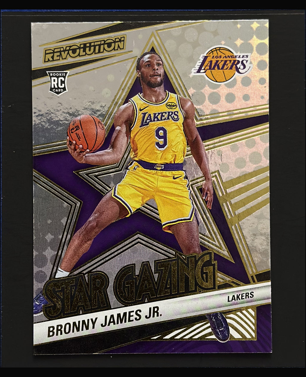 2024-25 Panini Revolution Star Gazing Bronny James Jr. RC #14 — front