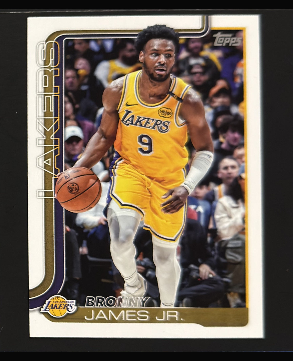2025-26 Topps Basketball Bronny James Jr. #152 — front