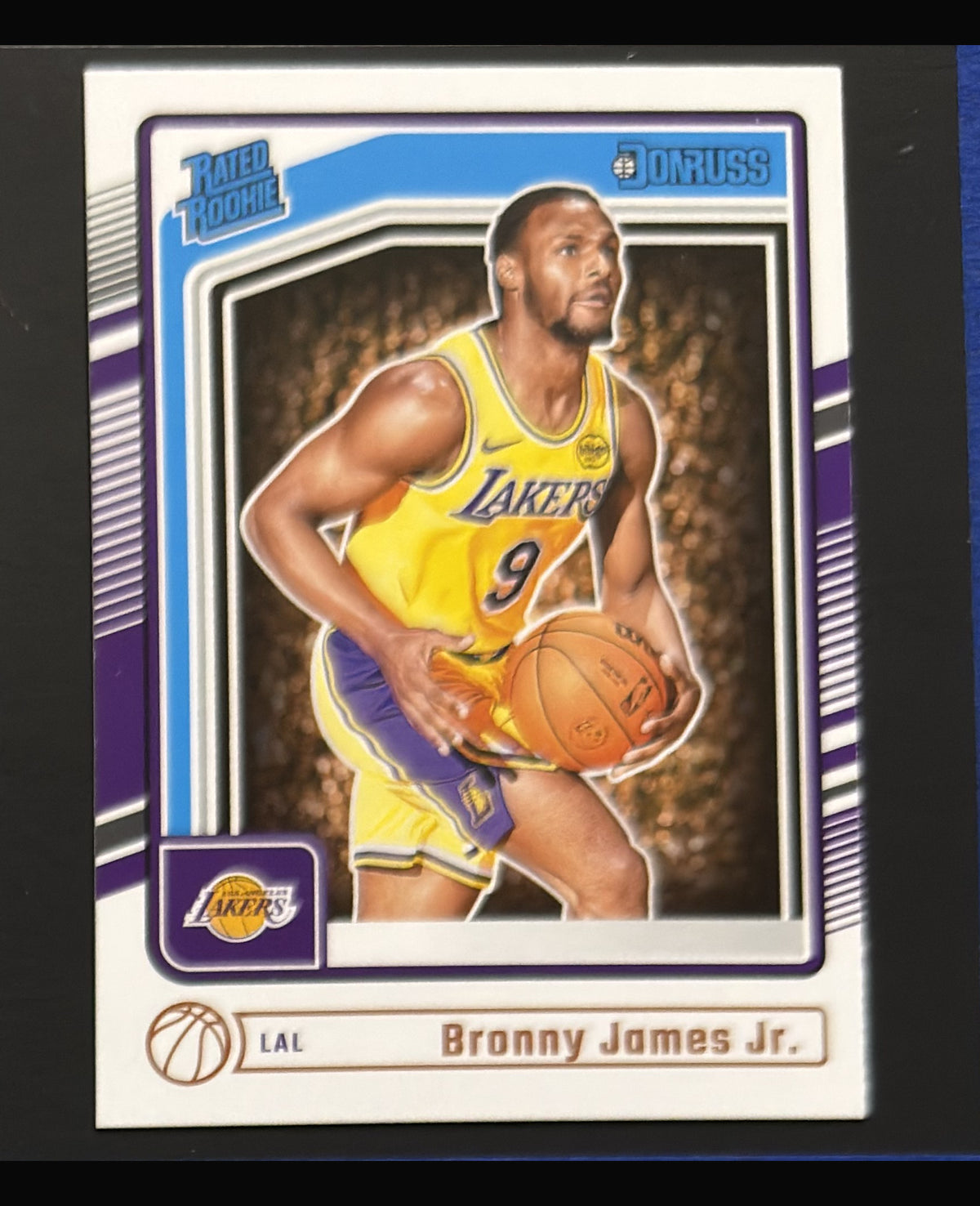 2024-25 Panini Donruss Rated Rookie Bronny James Jr. RC #243 — front