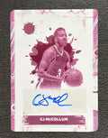 2023-24 Topps Motif CJ McCollum Motif Endorsements Magenta Printing Plate Auto #ME-CJM 1/1 - front
