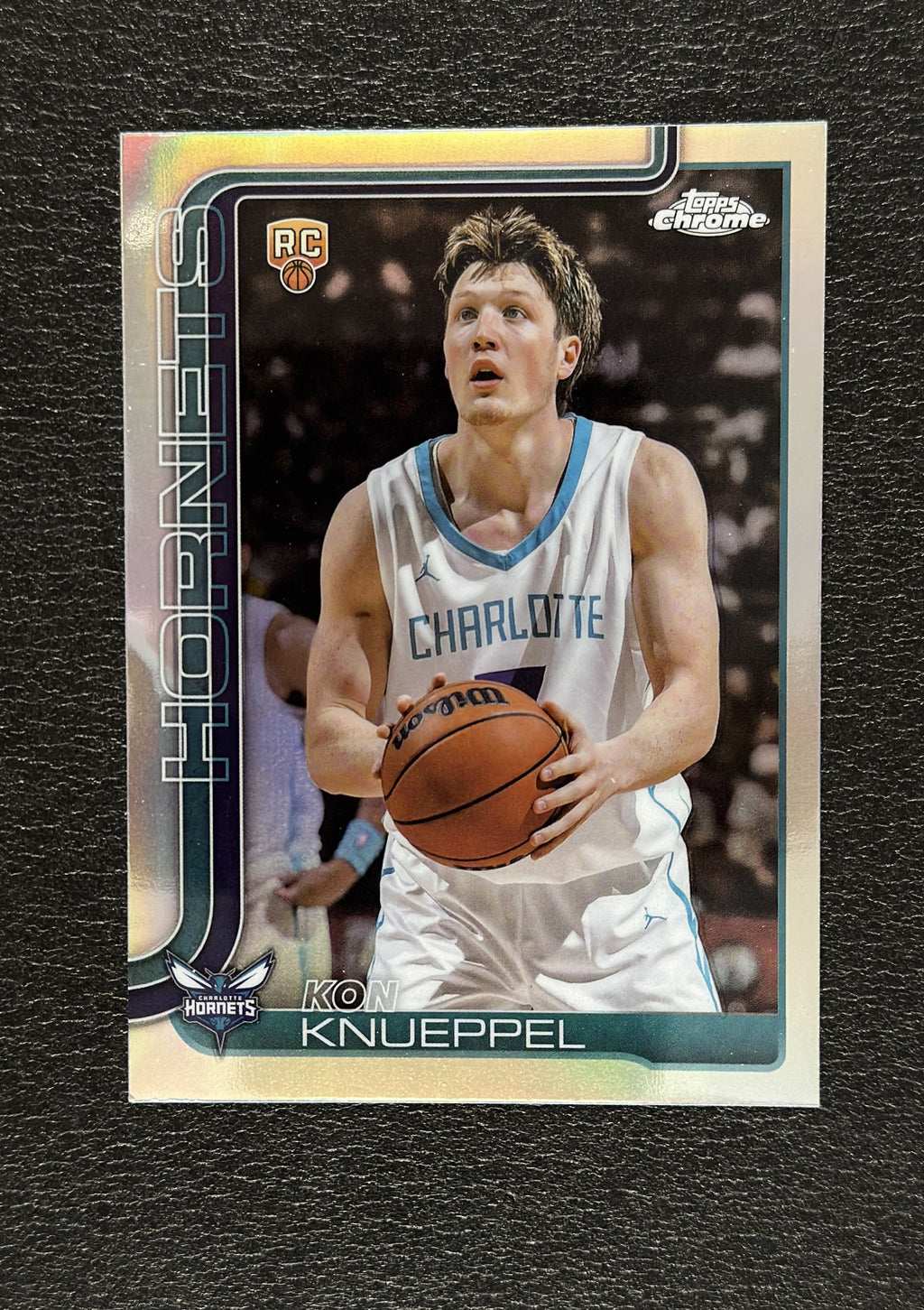 2025-26 Topps Chrome Kon Knueppel #254 Refractor RC - front