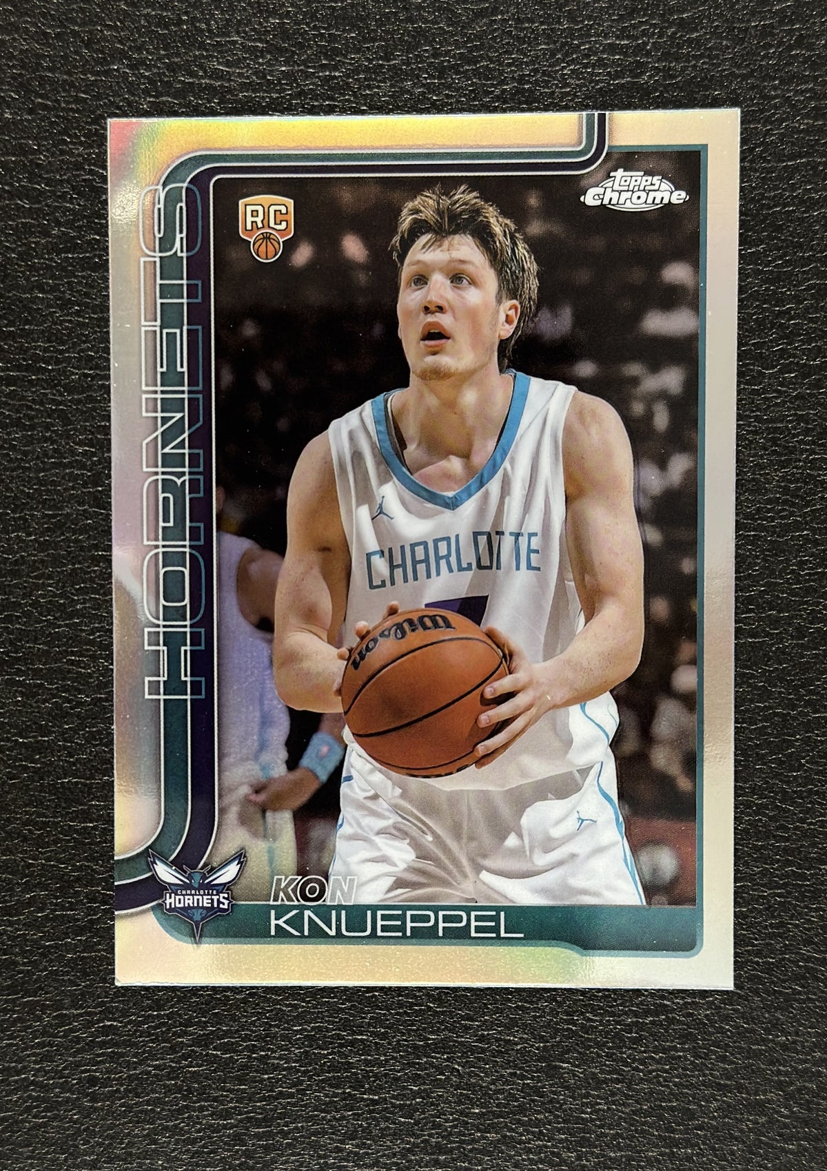 2025-26 Topps Chrome Kon Knueppel #254 Refractor RC - front