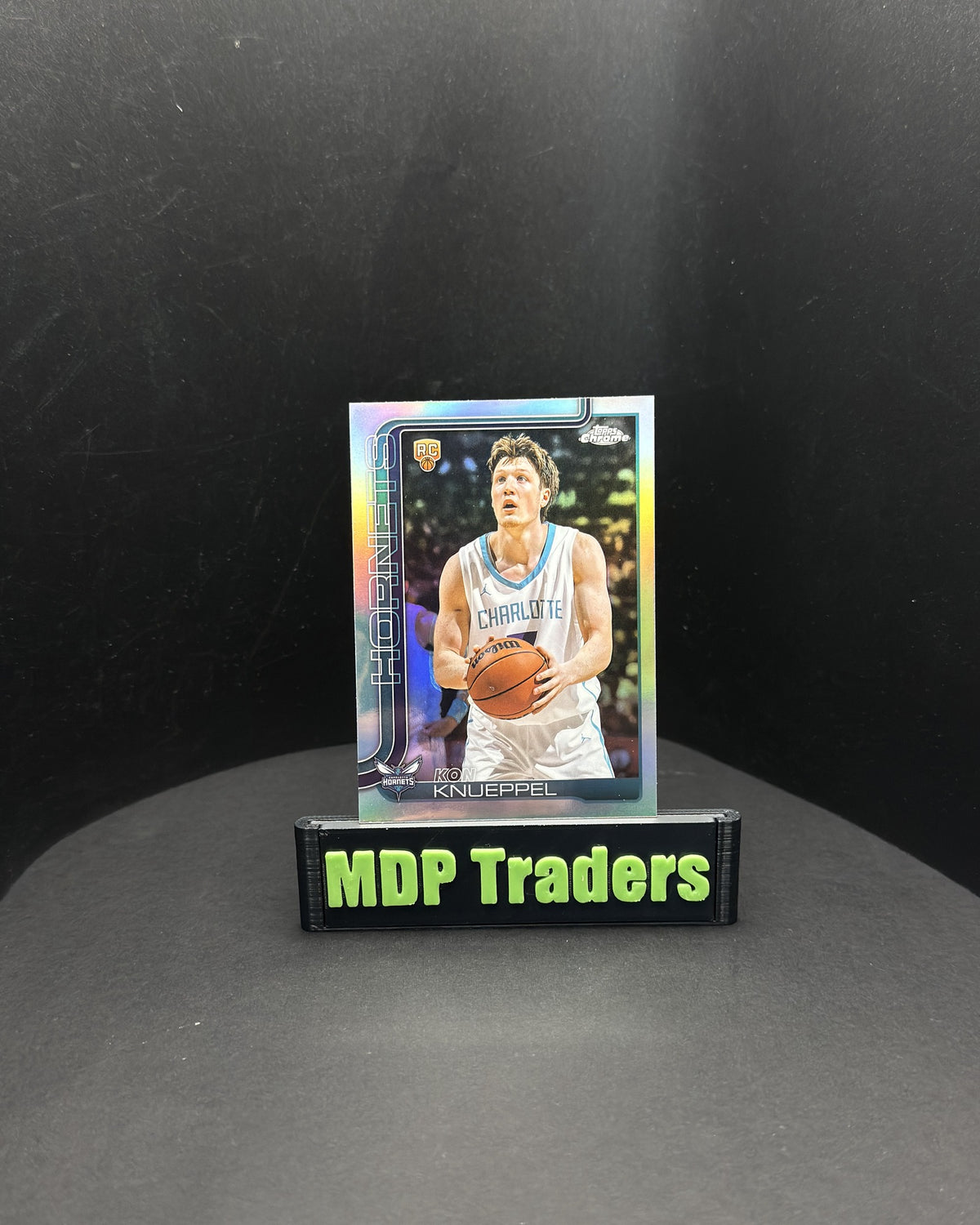 2025-26 Topps Chrome Kon Knueppel #254 Refractor RC - display front