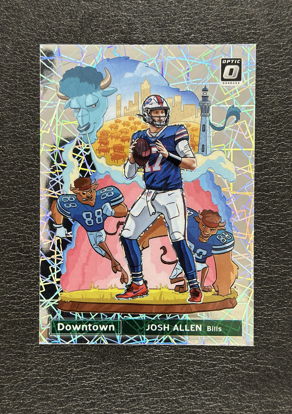 2021 Donruss Optic Josh Allen Downtown #DT-1 SSP - front
