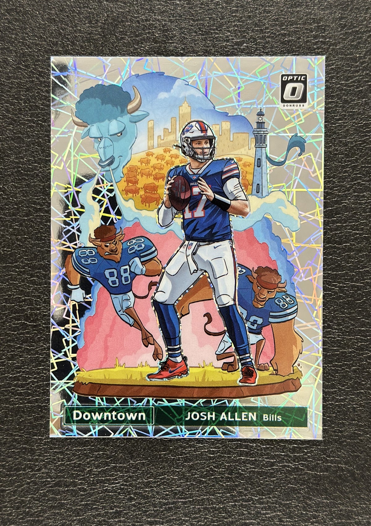 2021 Donruss Optic Josh Allen Downtown #DT-1 SSP - front