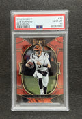 2022 Panini Select Joe Burrow Concourse Red Prizm #70 91/99 PSA 10 - front