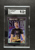 2021-22 Panini NBA Hoops LaMelo Ball SLAM Green Ice #222 SGC 9.5 - front