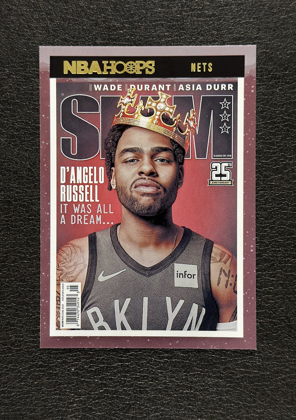 2021-22 Panini NBA Hoops D'Angelo Russell SLAM Winter #221 - front