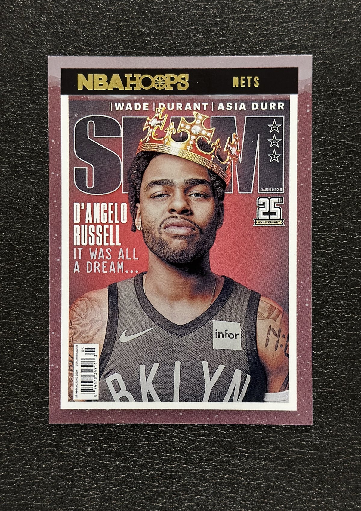 2021-22 Panini NBA Hoops D'Angelo Russell SLAM Winter #221 - front