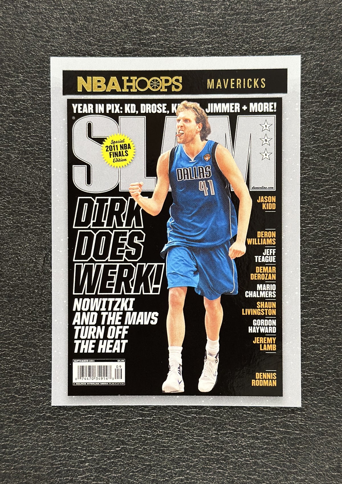 2020-21 Panini NBA Hoops Dirk Nowitzki SLAM Winter #12 - front