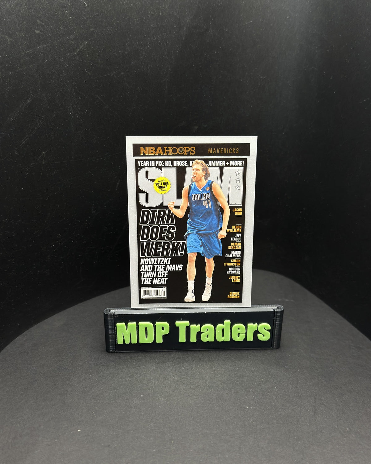 2020-21 Panini NBA Hoops Dirk Nowitzki SLAM Winter #12 - display front
