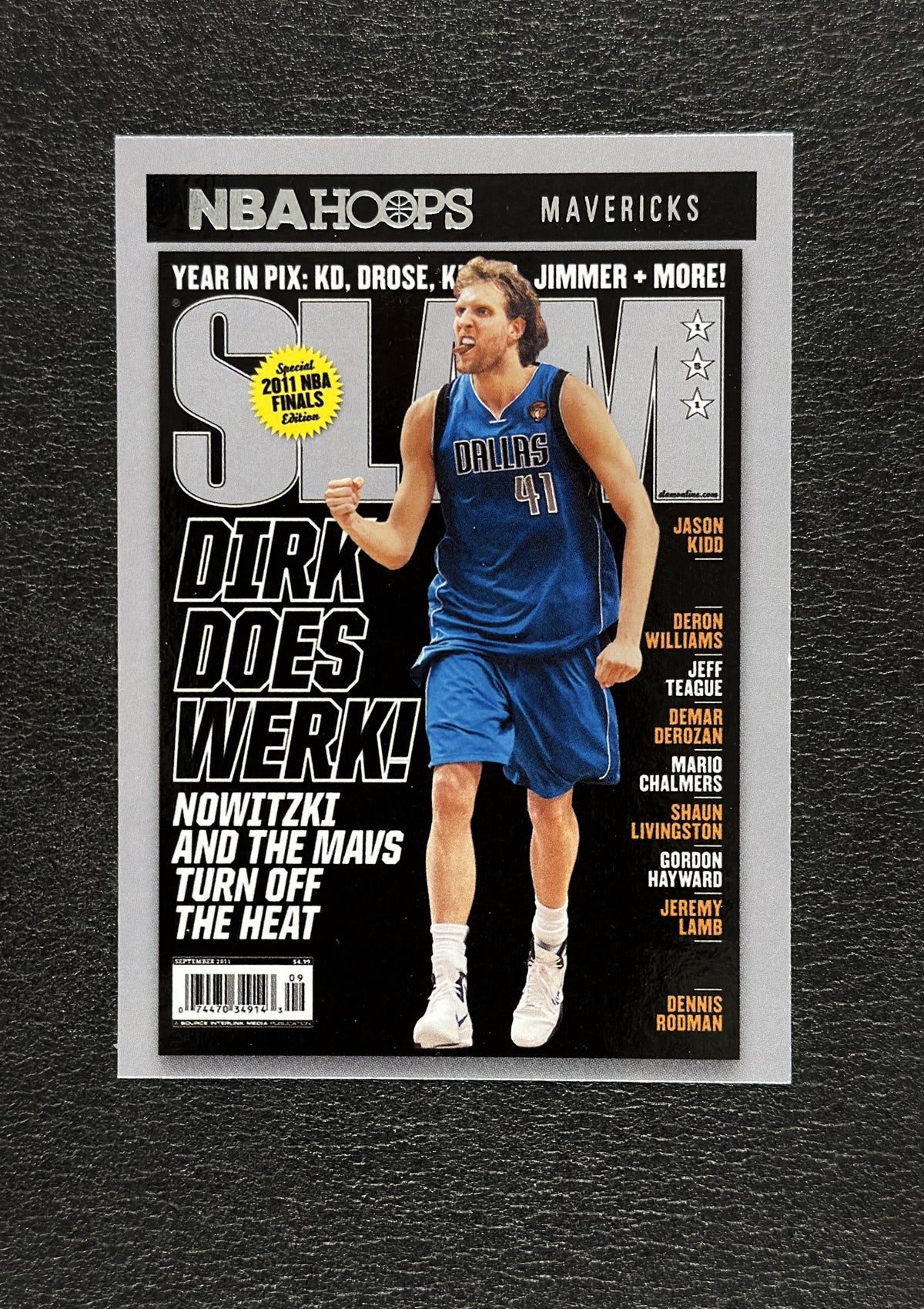 2020-21 Panini NBA Hoops Dirk Nowitzki SLAM #12 - front