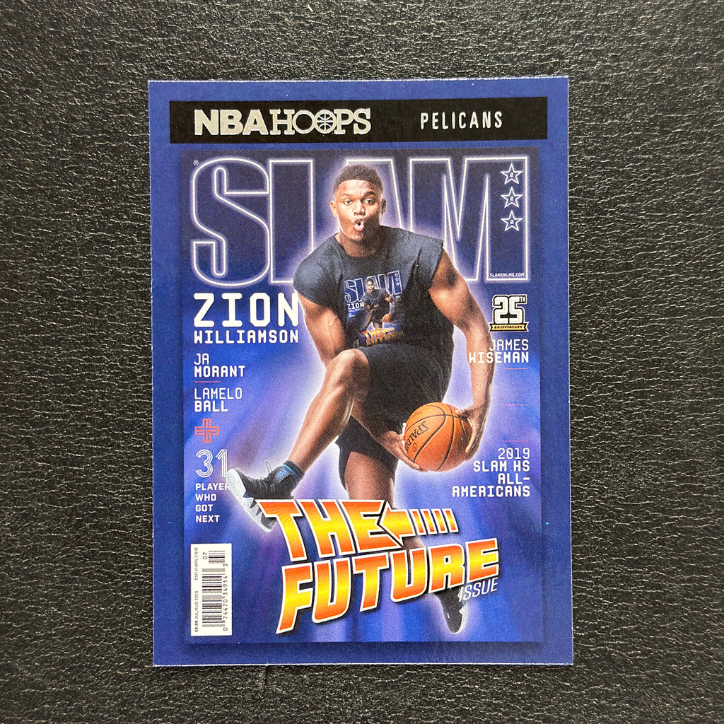 2020-21 Panini NBA Hoops Zion Williamson SLAM #17 — front view, copy 1