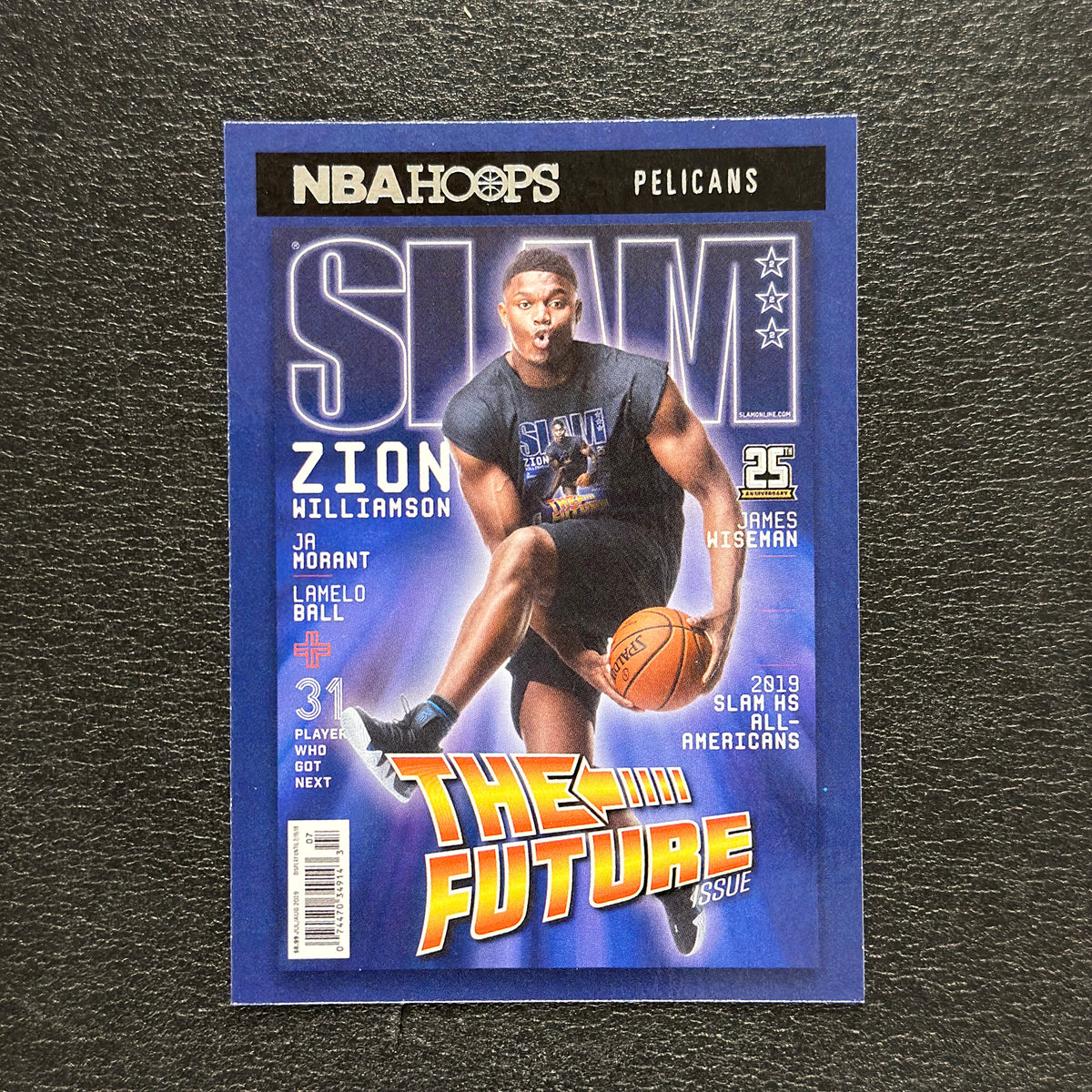 2020-21 Panini NBA Hoops Zion Williamson SLAM #17 — front view, copy 1