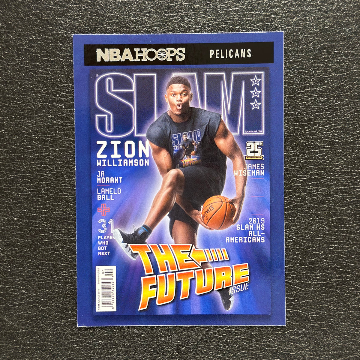 2020-21 Panini NBA Hoops Zion Williamson SLAM #17 — front view, copy 2