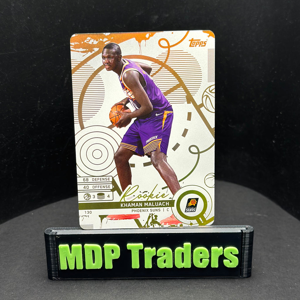 2025-26 Topps Match Attax Khaman Maluach #130 White Base RC — front display view
