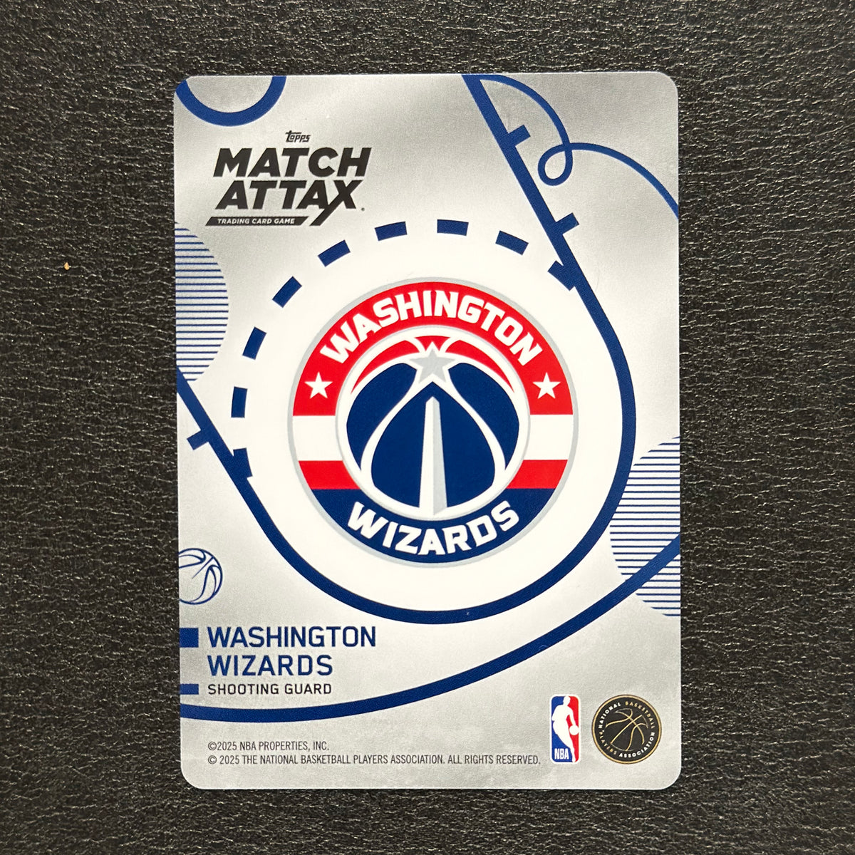 2025-26 Topps Match Attax Jordan Poole #56 White Base — back view