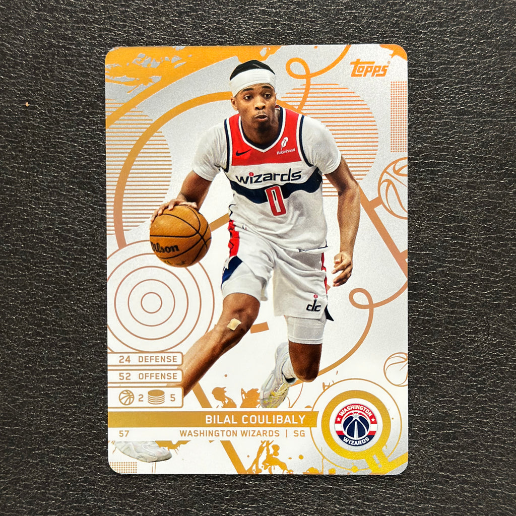 2025-26 Topps Match Attax Bilal Coulibaly #57 White Base — front view