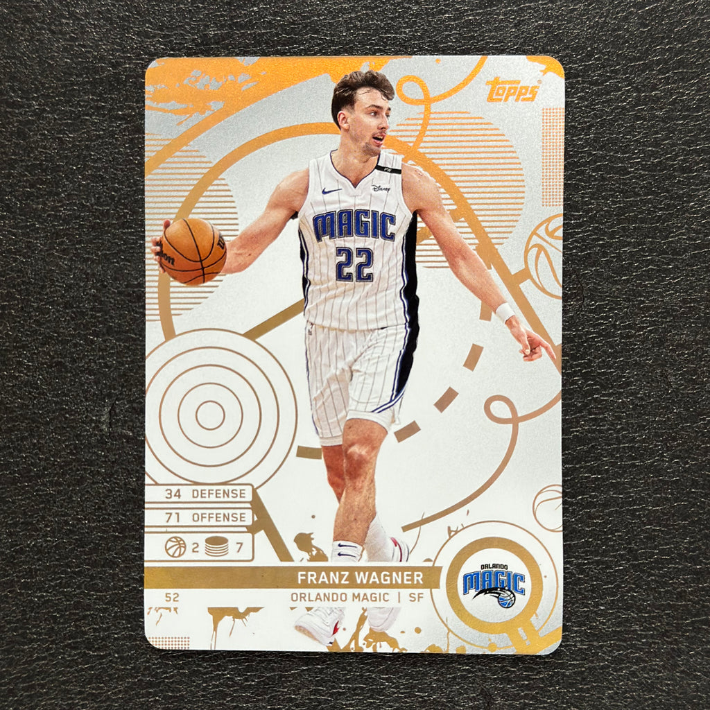 2025-26 Topps Match Attax Franz Wagner #52 White Base — front view