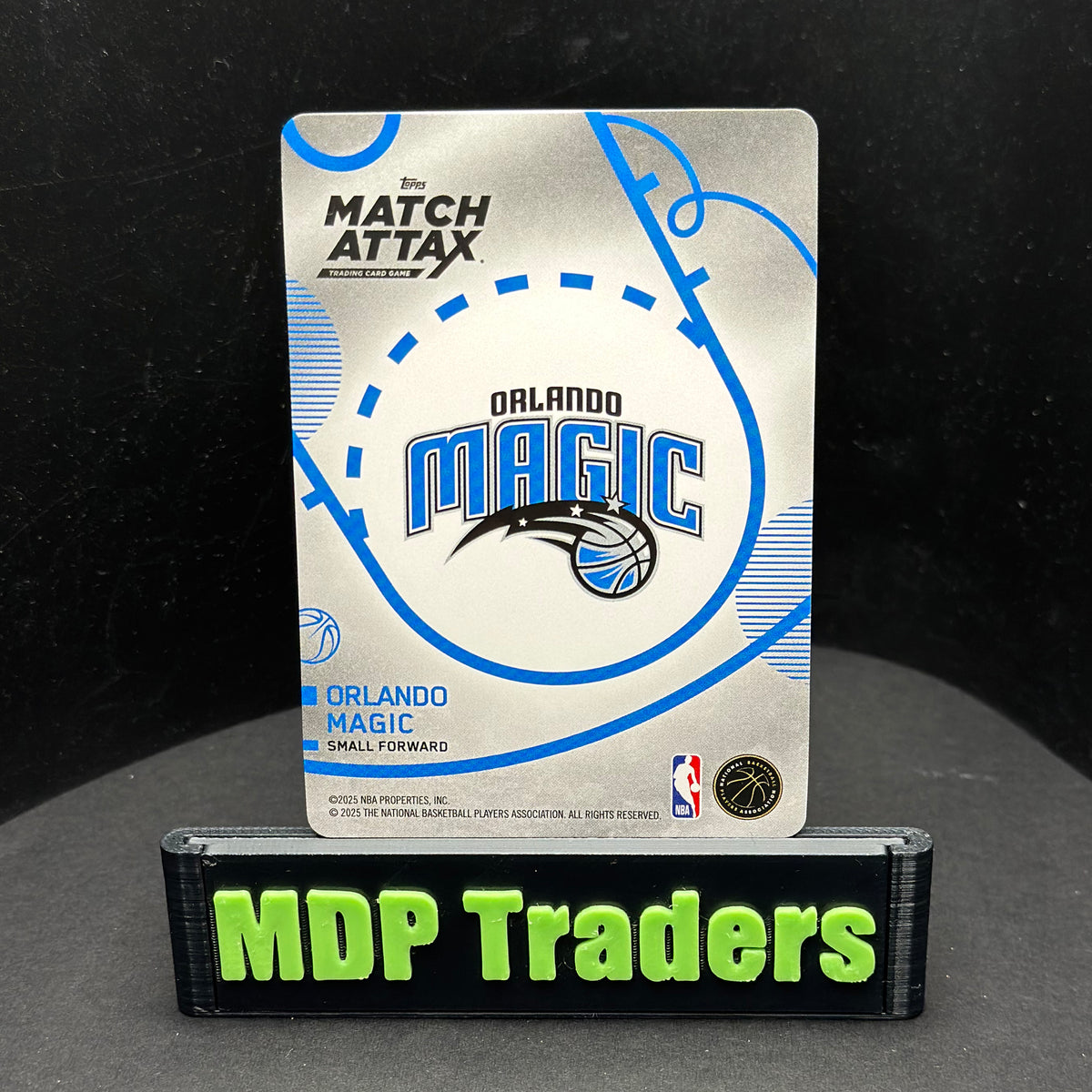 2025-26 Topps Match Attax Franz Wagner #52 White Base — back display view