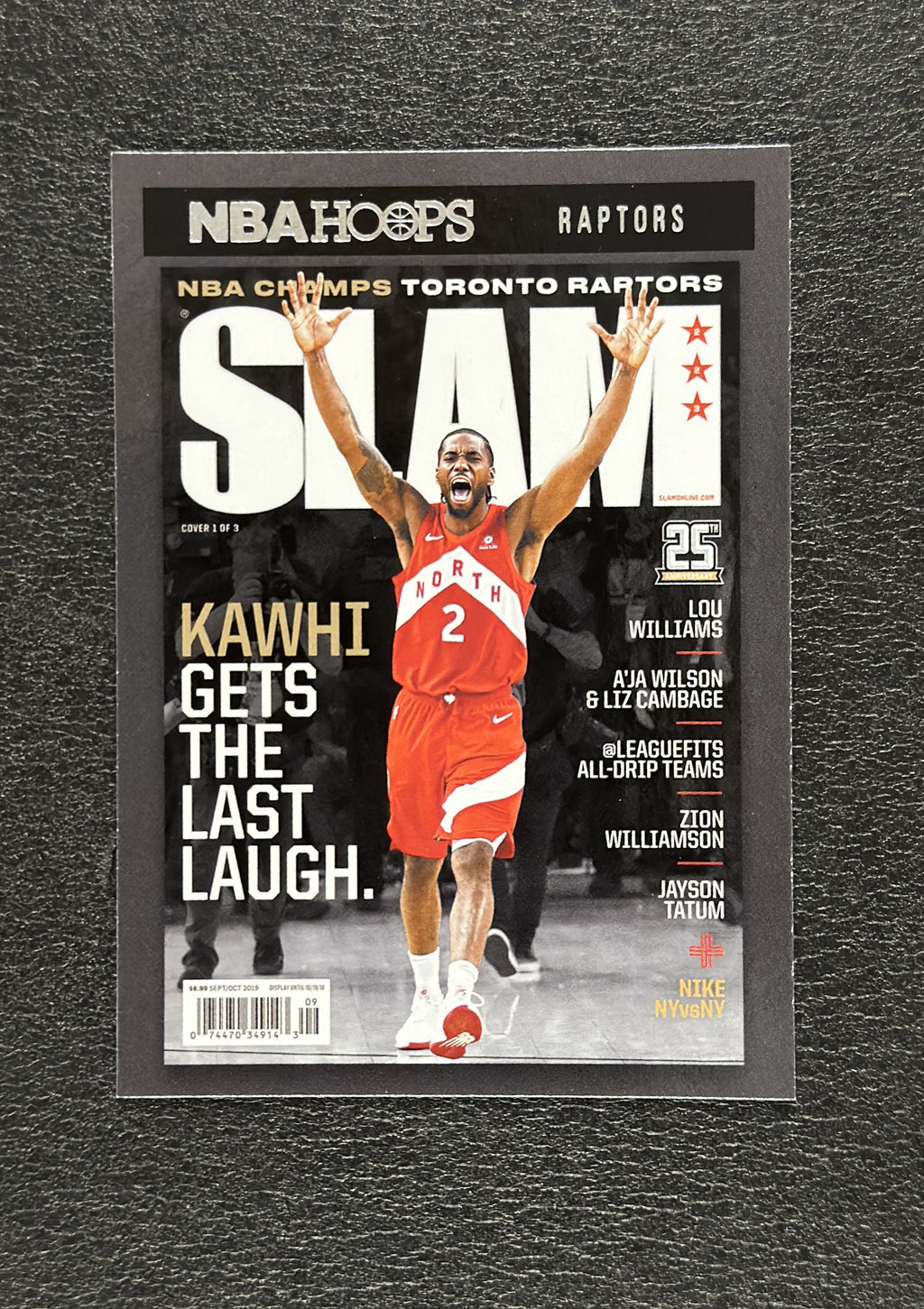 2020-21 Panini NBA Hoops Kawhi Leonard SLAM #10 - front