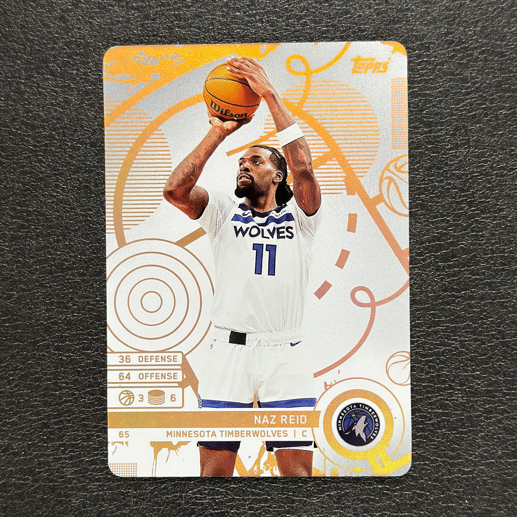 2025-26 Topps Match Attax Naz Reid #65 White Base — front view